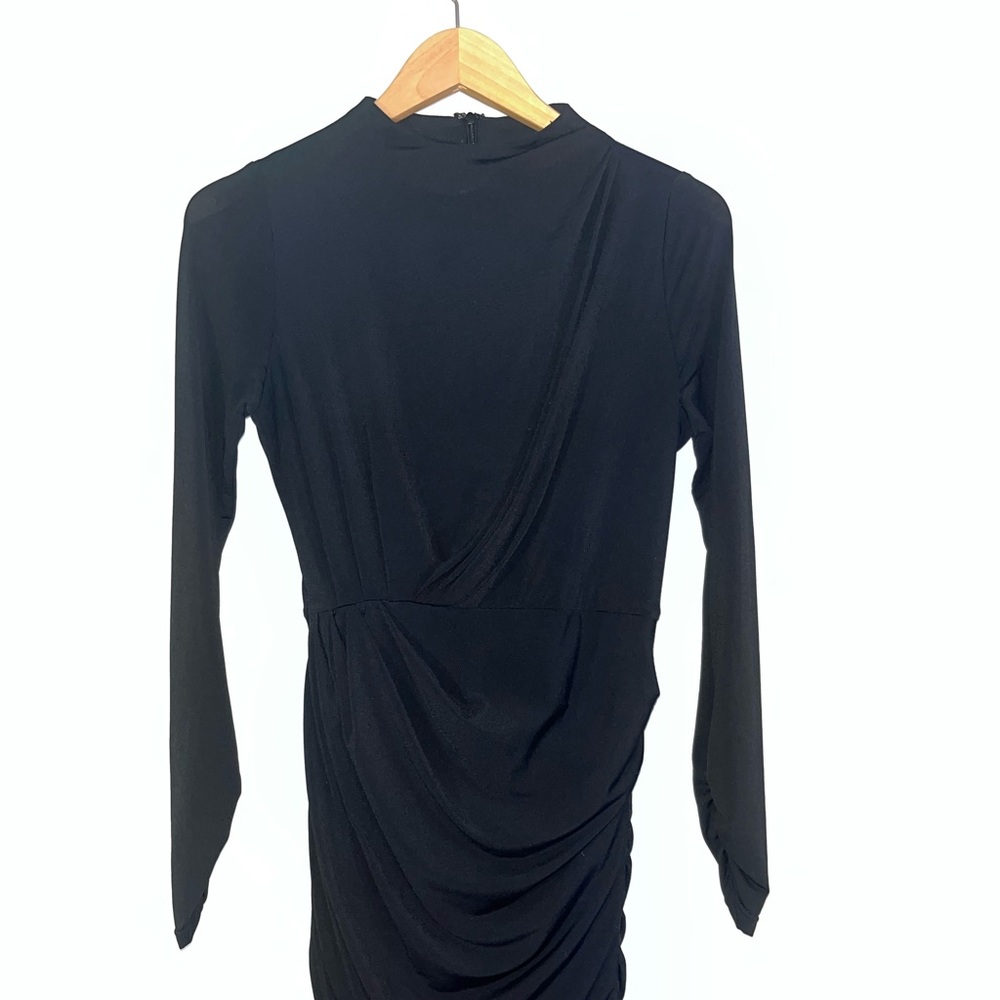 Black MIDI/ MINI Long Sleeve Dress
